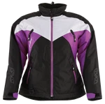 Arctiva Women's Pivot 6 Snowmobile Jacket Black/purple/white Xl. Fixed Price $99.00.
