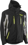 Fly Racing Incline Snow Jacket Grey/black Size Small 470-4102S. Fixed Price $168.30.