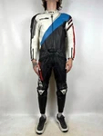 Men's Vintage Dainese Professional Leather Superbike Moto Suit Size 50. Fixed Price $280.00.
