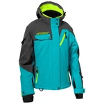 Castle X Powder G4 Women's Snowmobile Jacket Turquoise/hi-vis/charcoal. Fixed Price $139.99.