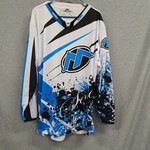 Marshall Racing Solo Mx Gear Motocross Jersey Blue White Black Large. Fixed Price $39.00.