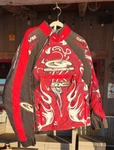 Men's Coldwave Diablo Snowmobile Sx Racing Jacket Red & Black Size Medium. Fixed Price $60.00.