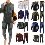 Mens Thermal Top And Bottom Set Long Johns Ski Clothes For Underwear. Fixed Price $29.99.