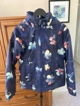 Obermeyer Ski Jacket Girls Size Large 14-16 Teen Floral Hooded Snowboarding. Fixed Price $45.00.