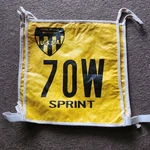 Nos Ussa Western Division Sprint Snowmobile Racing Bib 2 Sided. Fixed Price $25.00.