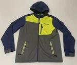 Klim Transition Hoodie Jacket Men Large With Face Mask Grey Blue Yellow Full Zip. Fixed Price $84.99.