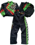 Vintage Team Arctic Cat Racing 3 One Jacket And Pants Bibs Men L. Fixed Price $216.99.