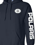 Polaris Snowmobile Hoodie Sweatshirt Navy Black *choose Design Color* Atv. Fixed Price $37.00.