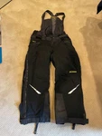 Klim Keweenaw Gore-tex Black Snowmobile Bibs. Size 2XL. Fixed Price $250.00.