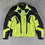 Fulmer Motorcycle Jacket Mens Yellow Lined Full Zip Removable Lining Pockets. Fixed Price $26.95.