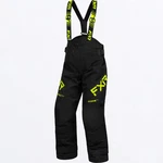 Fxr Youth Clutch Snowmobile Pants Black/hivis (4) 230504-1065-04. Fixed Price $104.99.