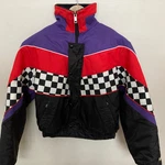 Rider Ski Jacket Vintage Xs Snowmobile Racing Checkered Purple. Fixed Price $37.50.