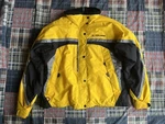 Vintage Rare Yellow Polaris Snowmobile Jacket Coat Fleece Lined Men Sz Xl. Fixed Price $90.82.