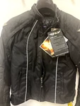 Fly Street Gear - Georgia Racing Padded Motorcycle Jacket Women Size 5/6 Black. Fixed Price $55.99.