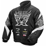 Arctic Cat Men Team Sponsor Jacket Small Black / 5250-151. Fixed Price $189.95.