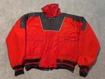 Vintage Yamaha Jacket Mens Large Red Black Maxim Wear Snowmobile Racing Bomber. Fixed Price $63.99.
