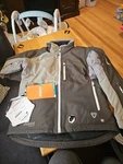Motorfist Women's Empress Snowmobile Jacket - Grey & White. Fixed Price $249.99.