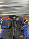 Vintage 90S Polaris Racing Snowmobile Jacket Large Insulated Colorblock. Fixed Price $84.92.