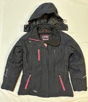 Castle X Bliss Full Zip Up Black Hooded Snowmobile Winter Jacket Women Size. Fixed Price $65.00.
