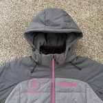Klim Gray Waverly Insulated Jacket Hooded Size Medium Outdoor Hike Snowmobile. Fixed Price $39.00.