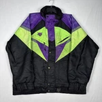 Coldwave Snowmobile Jacket Men's Large Neon Yellow Outdoor Quilted Ski Coat. Fixed Price $35.95.