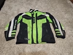 Arctic Cat V-tex Snow Mobile Jacket Mens Green Large. Fixed Price $51.96.