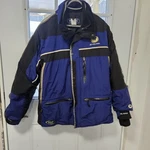 Pure Polaris Snowmobile Jacket Zip Liner Mens Lg Blue Moisture Vapor Transfer. Fixed Price $100.99.