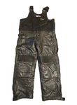 Joe Rocket Black Biker Snow Bib Overall Leather Pants Size 2XL. Fixed Price $97.49.
