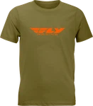 Fly Racing Youth Corporate Tee Md Olive/orange. Fixed Price $24.95.