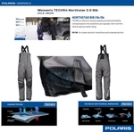 Polaris Womens Northstar 2.0 TECH54 Waterproof Snowmobile Bib Overalls, Gray- Sm. Fixed Price $219.99.