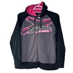 Ski Doo Team Brp Hoodie Jacket Women's Xl Full Zip Black Pink Y2K Snowmobile. Fixed Price $34.99.