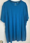 Dsg Shirt Mens Xxl Blue Short Sleeve Polyester Tee Casual Nwot. Fixed Price $12.00.