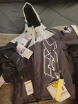 Castle X Snow Mobile Jacket, Bibs, & Gloves. Women's Size M.. Fixed Price $450.00.