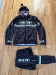 Hagerty Men Nordic Ski Race Training Jacket/pants/hat Set, Size Large. Fixed Price $30.00.