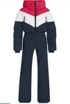 Women's Dark Blue Colorblock Waterproof Insulated Fleece Lined Ski Suit, Size. Fixed Price $65.00.