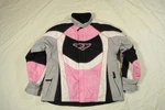 Womens Ladies Snowmobile Jacket Xl 14 Fxr Racer Girl Pink White Gray Sport. Fixed Price $100.00.
