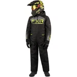 Fxr Snowmobile Child & Youth Recruit Insulated Monosuit - Black/char/hi Vis. Fixed Price $346.05.