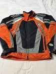 Polaris Snowmobile Jacket Mens L/xl Orange Black Insulated Riding Winter Coat. Fixed Price $89.99.
