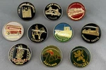 Vintage London England & Scotland Hat/coat Pins Windsor Warwick Castle Loch Ness. Fixed Price $26.99.