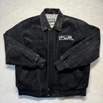 Vintage Arctic Cat Racing Team Jacket Driver Leather Coat Men's Size Xl. Fixed Price $149.95.