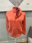Dsg Boys' Training 1/4 Zip Jacket Coral Glow Heather Medium (10-12) Nwt. Fixed Price $24.95.