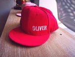 Personalised Kids Flat Peak Custom Name Embroidered Snapback Toddler Hat. Fixed Price $17.10.
