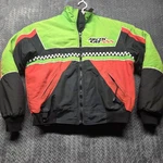 Vtg Cat Arcticwear 3-IN-1 Snowmobile Jacket Youth 16 Black/green Usa Made. Fixed Price $59.88.