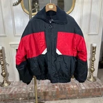 Kimpex Vintage Ski Snow Jacket Men Large Red Black Canada Nylon Insulated 80S. Fixed Price $36.73.