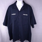 Polaris Turbo Dickies Shop Shirt Men 3XL Work Button-up Short Sleeve Rzr. Fixed Price $12.95.
