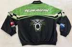 Vintage Factory Race Team Arcticwear Cat Snowmobile Canvas Jacket Mens Xl. Fixed Price $225.00.