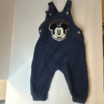 Disney Mickey Mouse Unlimited Bib Overalls Blue, Size 12. Fixed Price $17.00.
