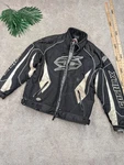 Castle Jacket Mens Xl Black Snowmobile Motorcycle Ski Insulated Nylon Racewear. Fixed Price $56.00.