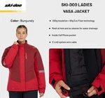 Ski-doo Women's Ladies Vasa Insulated Floatation Jacket, Burgundy- 440944- Lg. Fixed Price $119.99.