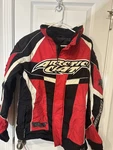 Cat Arcticwear Snowmobile Jacket Men Small Red/black/white V-tx. Fixed Price $85.00.